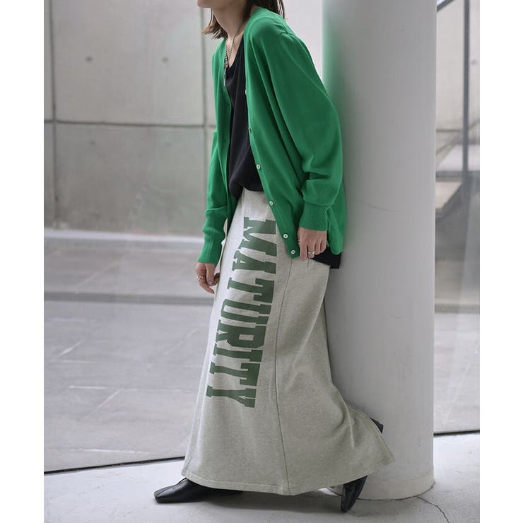 スカート ロゴ スウェット | HUG.U | 詳細画像18 