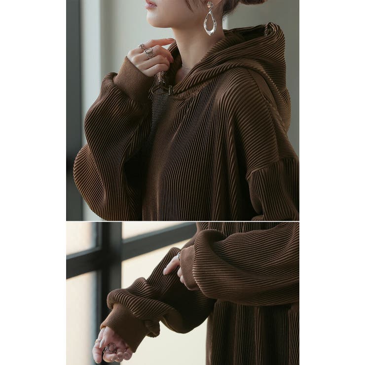 ワンピース プリーツ 切れる | HUG.U | 詳細画像9 