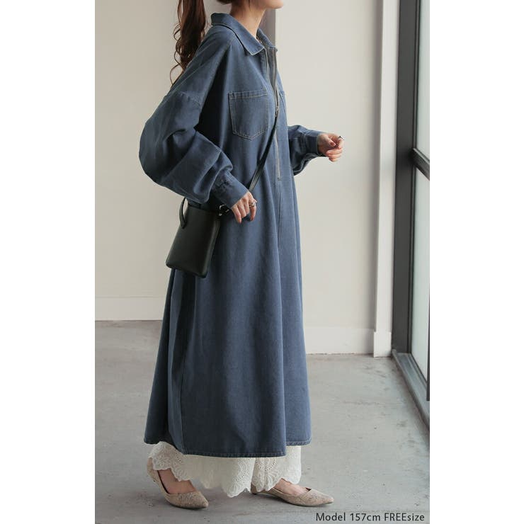 ワンピース デニム ワンピ | HUG.U | 詳細画像17 