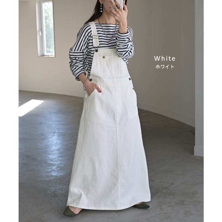 サロペット デニム スカート | HUG.U | 詳細画像16 