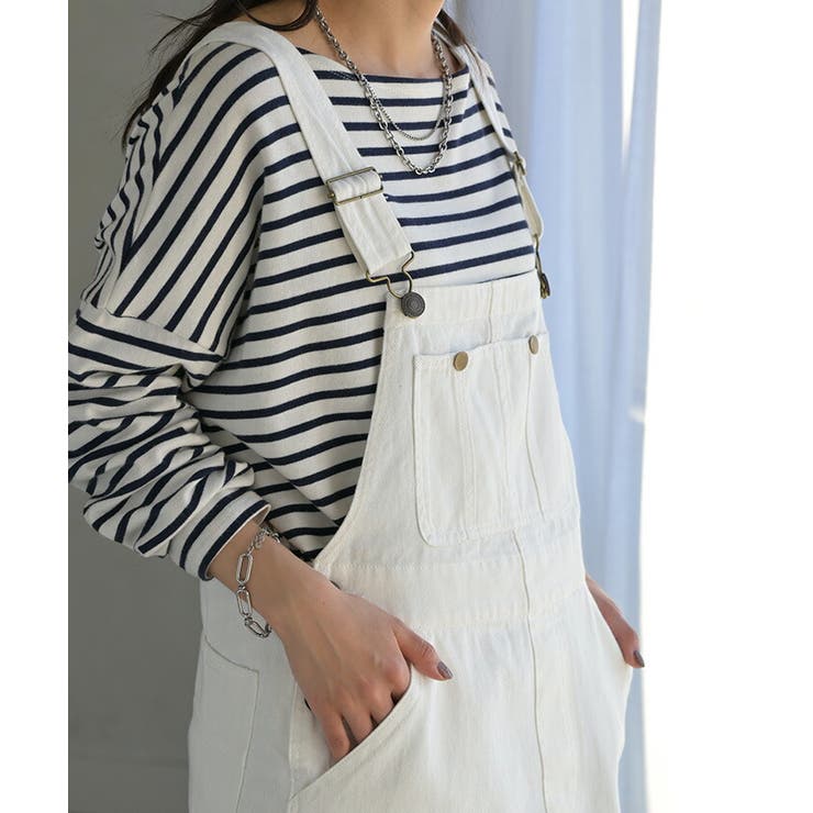 サロペット デニム スカート | HUG.U | 詳細画像8 