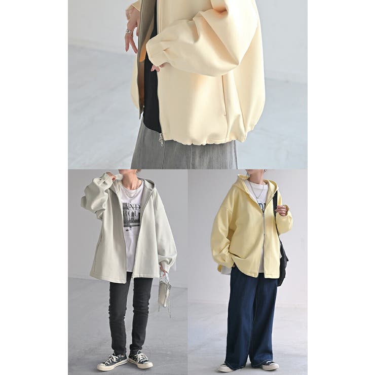 パーカー ダンボール トップス | HUG.U | 詳細画像9 