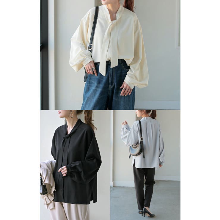 ブラウス ボウタイ トップス | HUG.U | 詳細画像19 