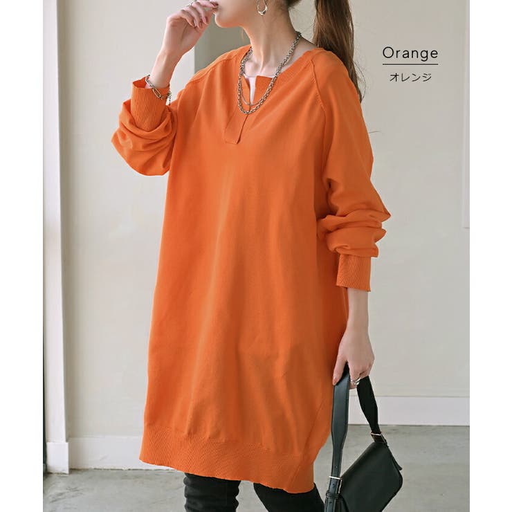 ニット スポンジニット チュニック | HUG.U | 詳細画像14 