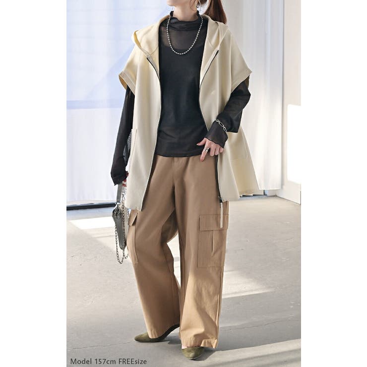 シアートップス レイヤード インナー | HUG.U | 詳細画像7 