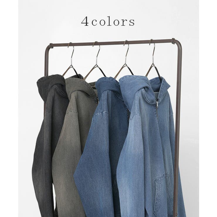 パーカー デニムパーカー スポーティー | HUG.U | 詳細画像10 