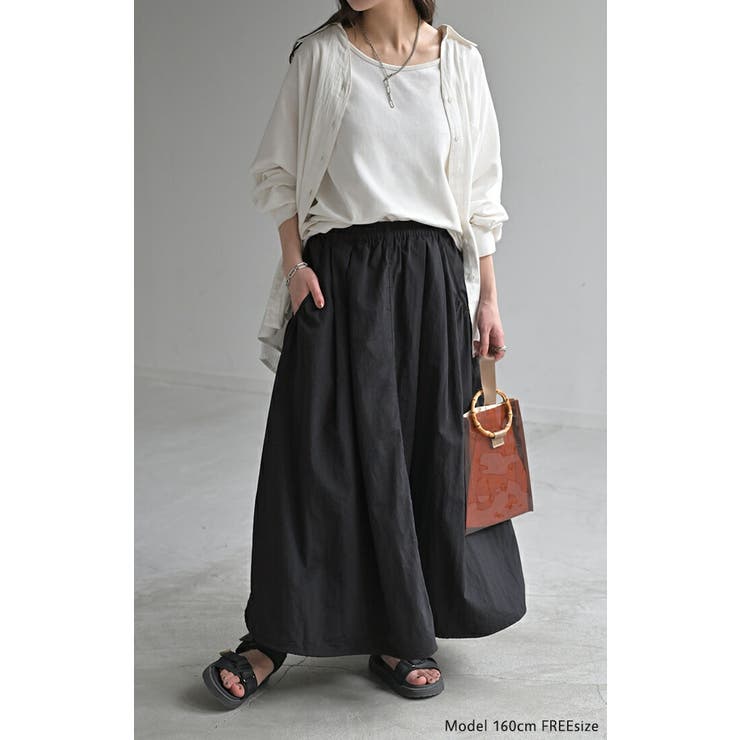 スカート 撥水 ロング | HUG.U | 詳細画像4 