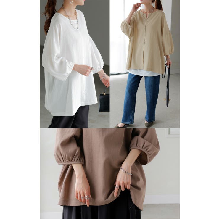 ブラウス 前後2WAY シャツ | HUG.U | 詳細画像18 