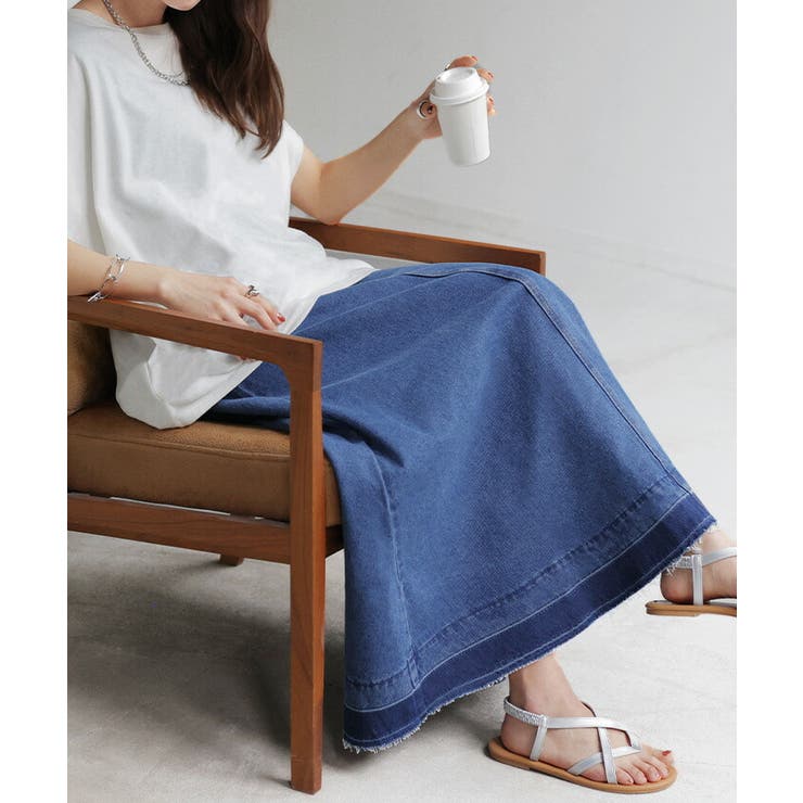 スカート デニム ロング | HUG.U | 詳細画像5 