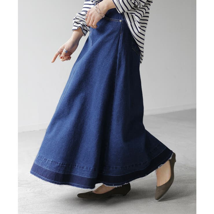 スカート デニム ロング | HUG.U | 詳細画像8 