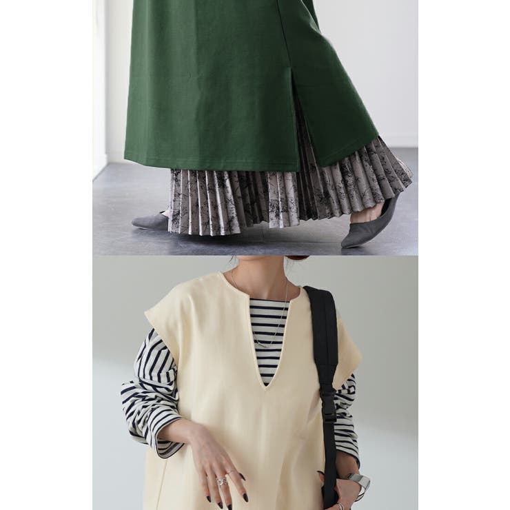 ワンピース 体型カバー ロング | HUG.U | 詳細画像7 