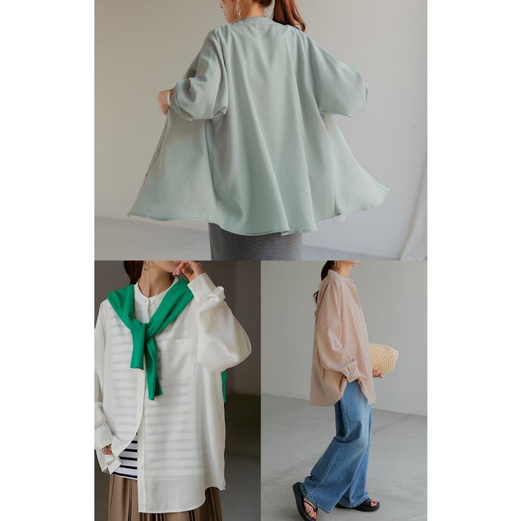 シャツ レディース シアー | HUG.U | 詳細画像7 