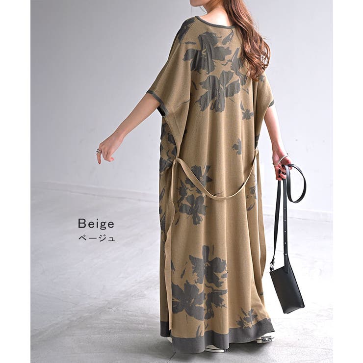 ワンピース ジャガード ニット | HUG.U | 詳細画像13 