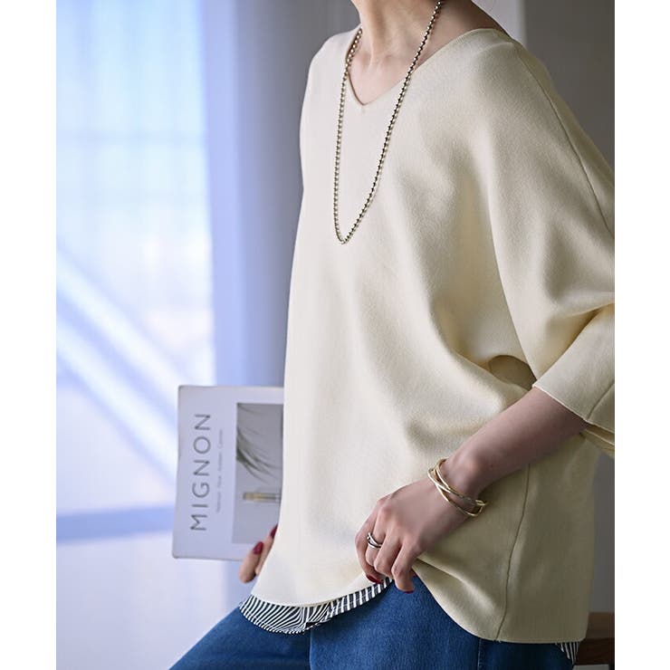 ニット カーディガン 2way | HUG.U | 詳細画像20 