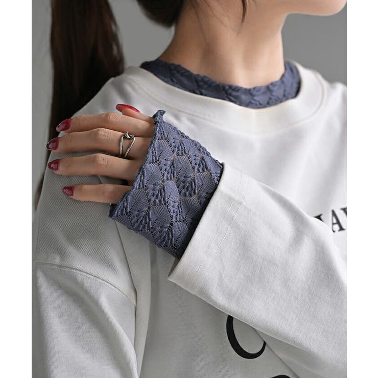 シアートップス レイヤード レース | HUG.U | 詳細画像10 