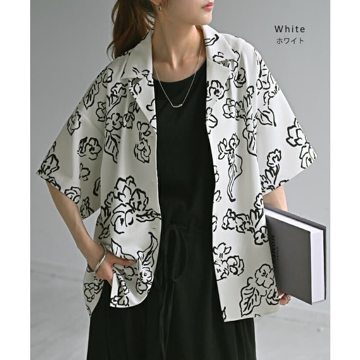 シャツ 柄 レディース | HUG.U | 詳細画像14 