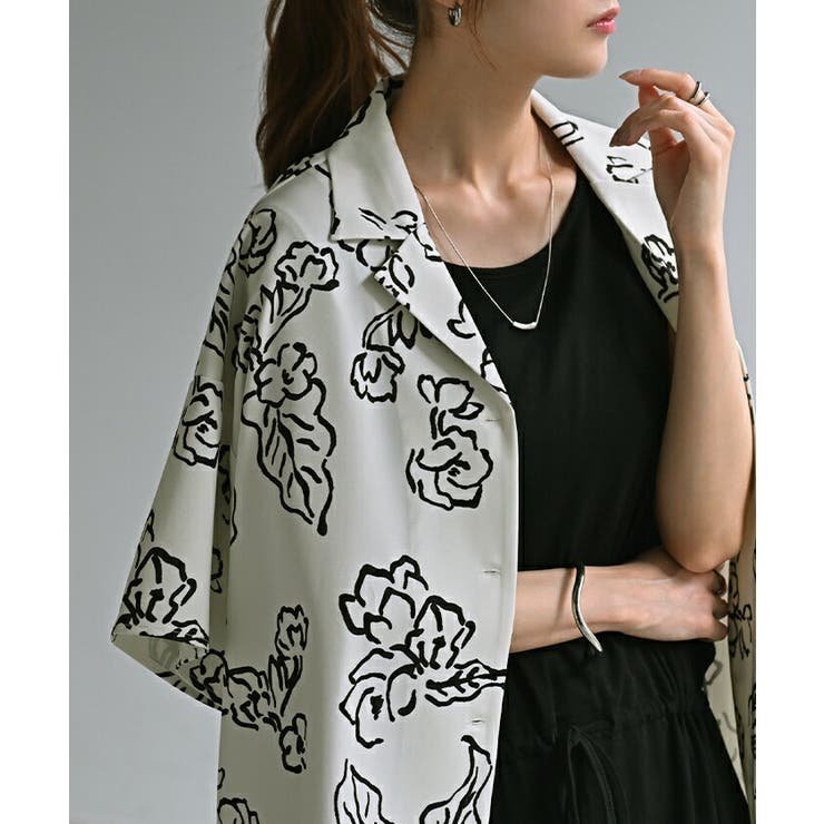 シャツ 柄 レディース | HUG.U | 詳細画像15 