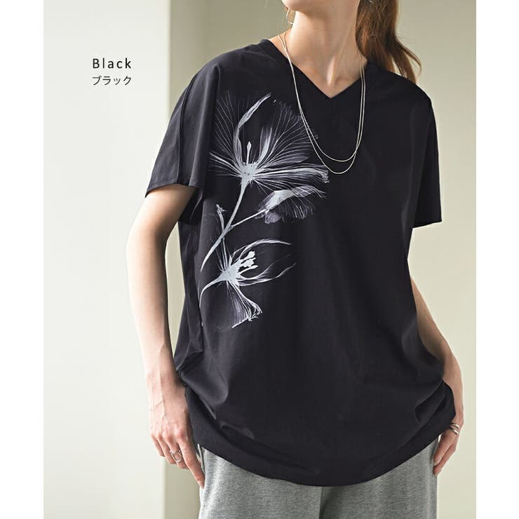 Tシャツ 花柄 接触冷感 | HUG.U | 詳細画像13 
