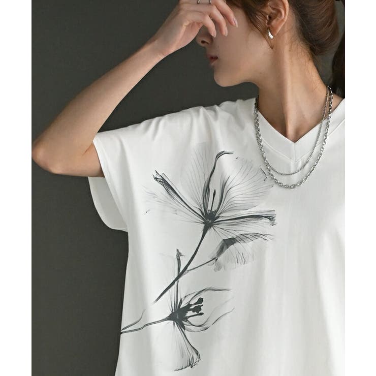 Tシャツ 花柄 接触冷感 | HUG.U | 詳細画像17 