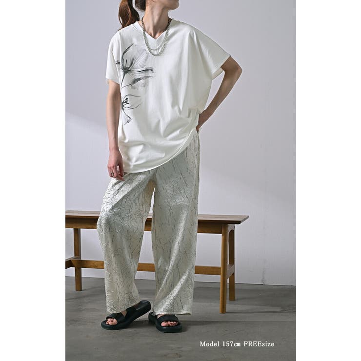 Tシャツ 花柄 接触冷感 | HUG.U | 詳細画像18 