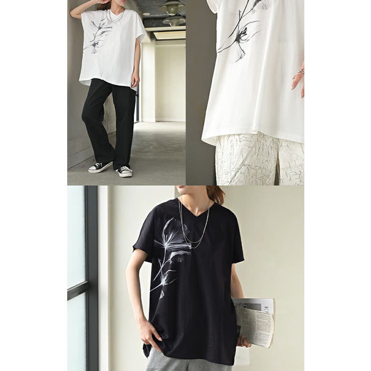 Tシャツ 花柄 接触冷感 | HUG.U | 詳細画像20 