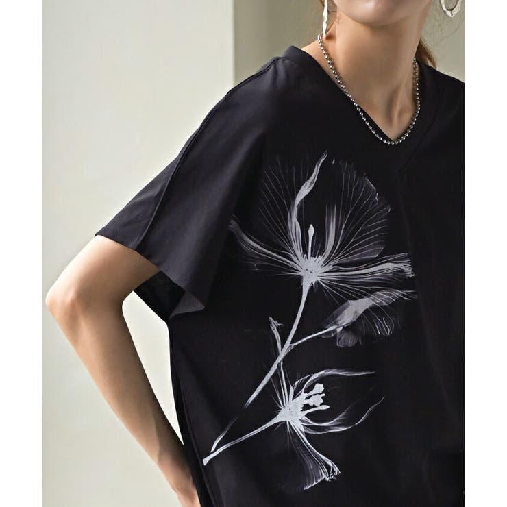 Tシャツ 花柄 接触冷感 | HUG.U | 詳細画像4 