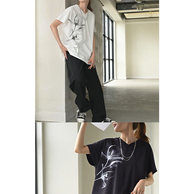 Tシャツ 花柄 接触冷感 | HUG.U | 詳細画像7 