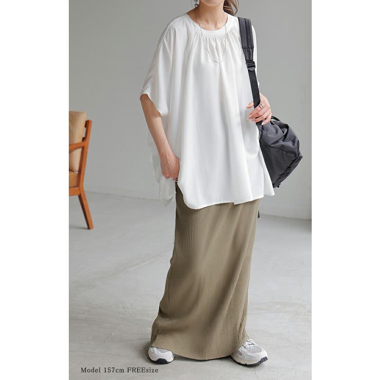 シャツ レディース ノーカラー | HUG.U | 詳細画像10 