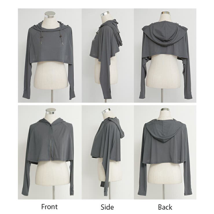 UVカット 接触冷感 “あえての短丈” | HUG.U | 詳細画像19 