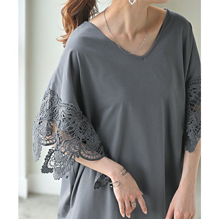 Tシャツ レース UVカット | HUG.U | 詳細画像19 