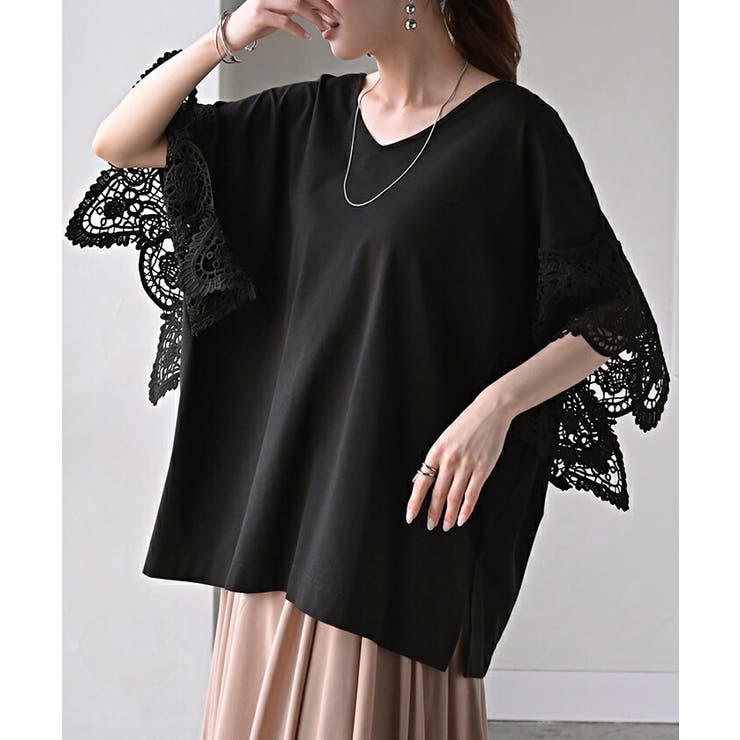 Tシャツ レース UVカット | HUG.U | 詳細画像5 