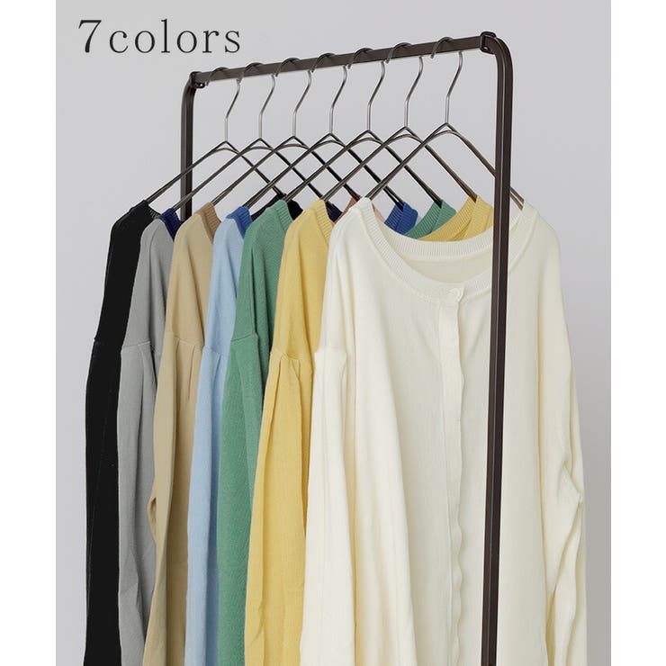 ニット カーディガン 前後2way | HUG.U | 詳細画像9 