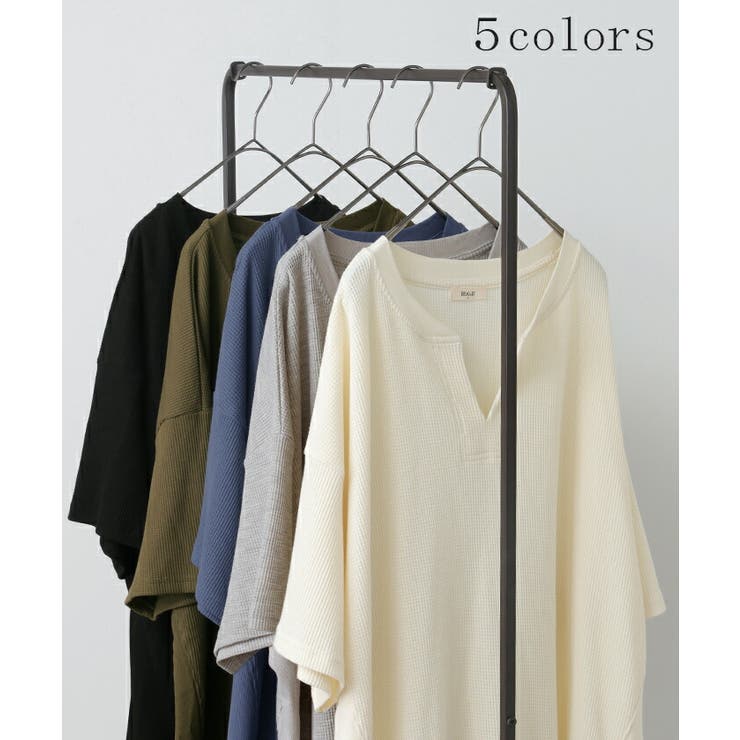 Tシャツ レディース ワッフル | HUG.U | 詳細画像9 