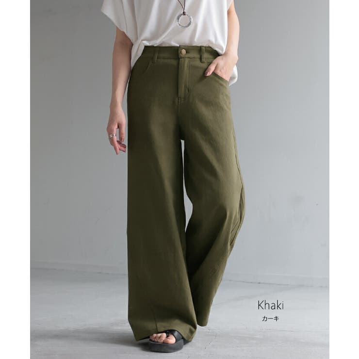 パンツ ワイド レディース | HUG.U | 詳細画像10 