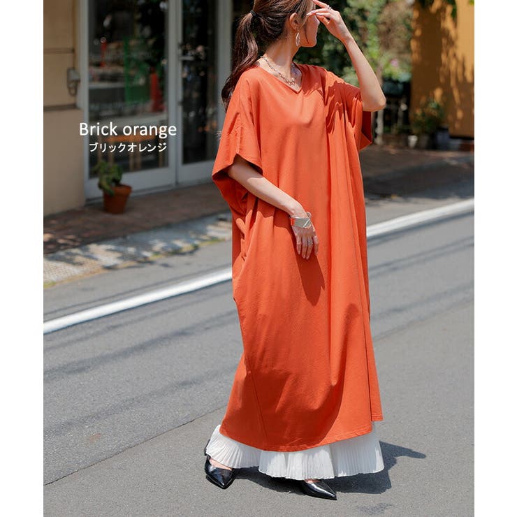 ワンピース ロング 半袖 | HUG.U | 詳細画像12 