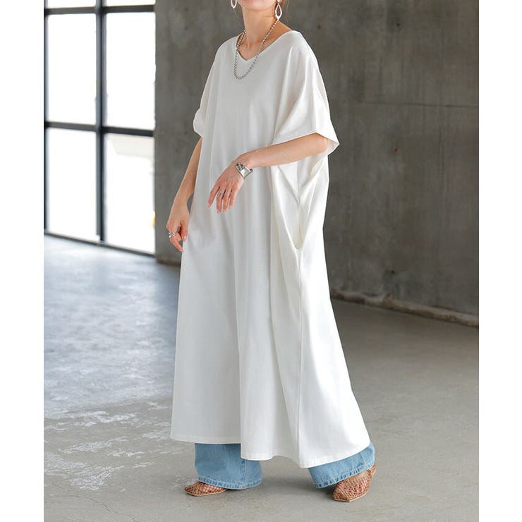 ワンピース ロング 半袖 | HUG.U | 詳細画像5 