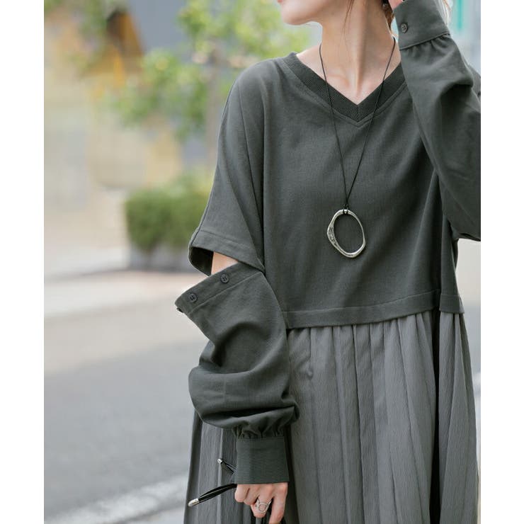 ワンピース ロング 長袖 | HUG.U | 詳細画像7 