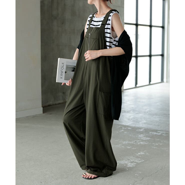 サロペット ワイド レディース | HUG.U | 詳細画像5 