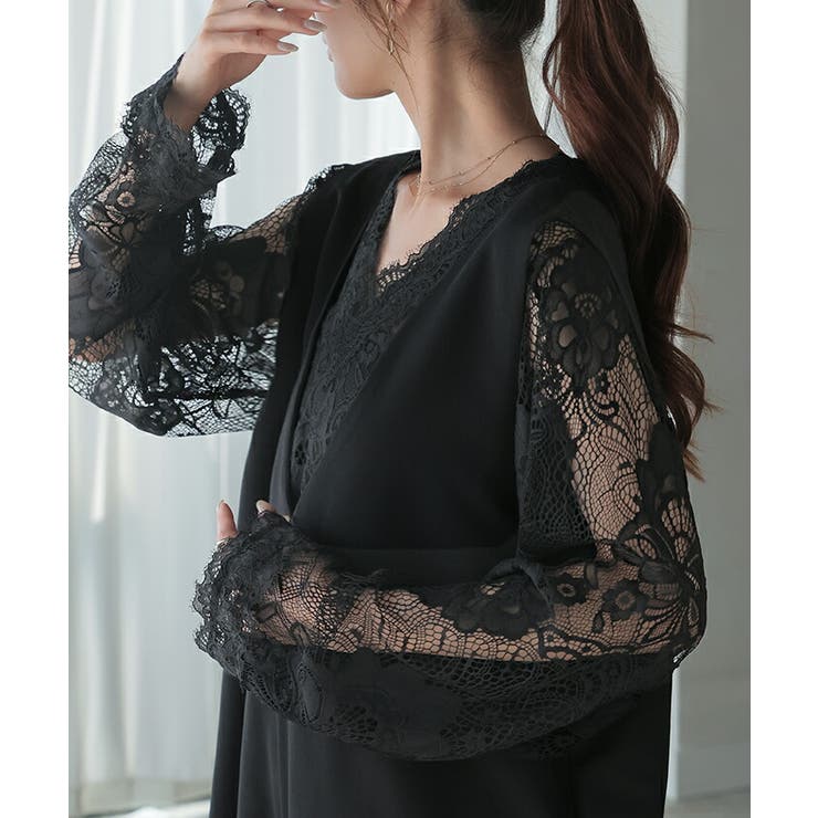 Tシャツ レース シアー | HUG.U | 詳細画像14 