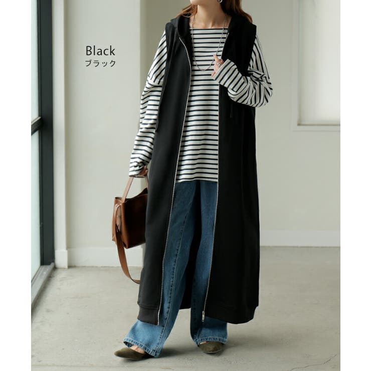 ベスト ロング スウェット | HUG.U | 詳細画像11 