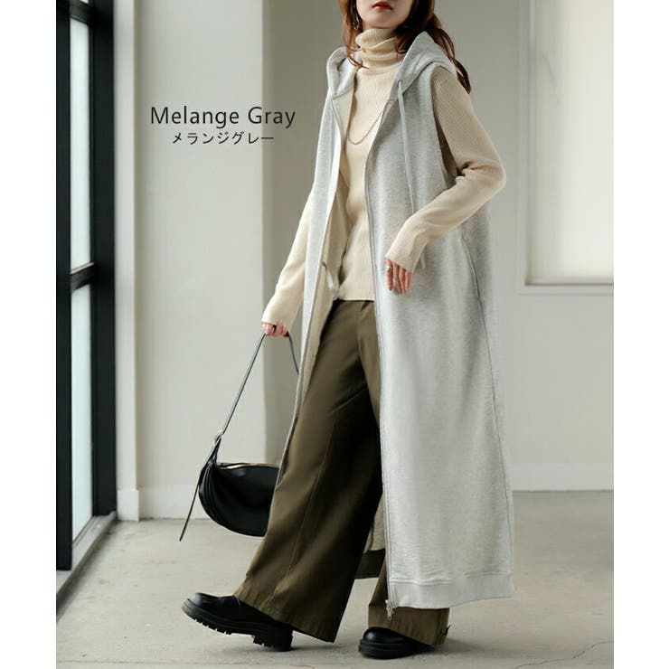 ベスト ロング スウェット | HUG.U | 詳細画像12 