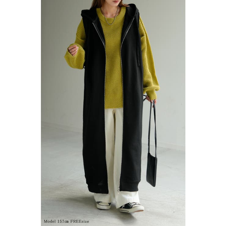 ベスト ロング スウェット | HUG.U | 詳細画像19 