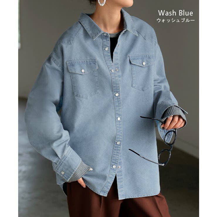 シャツ デニム トップス | HUG.U | 詳細画像11 