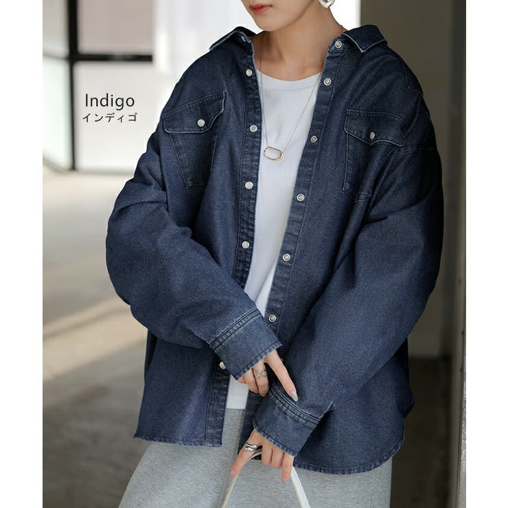 シャツ デニム トップス | HUG.U | 詳細画像12 