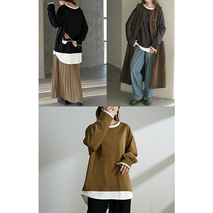 ロンT レイヤード 風 | HUG.U | 詳細画像19 