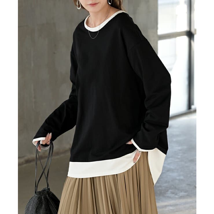 ロンT レイヤード 風 | HUG.U | 詳細画像5 