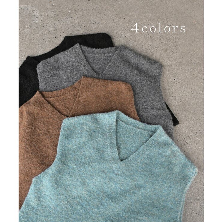 ベスト ニット ロング | HUG.U | 詳細画像10 