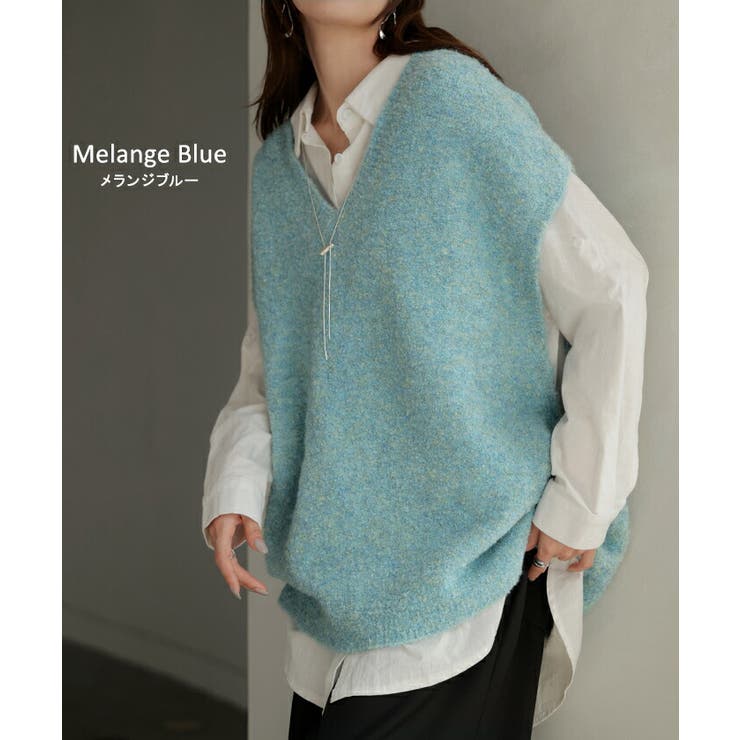 ベスト ニット ロング | HUG.U | 詳細画像11 