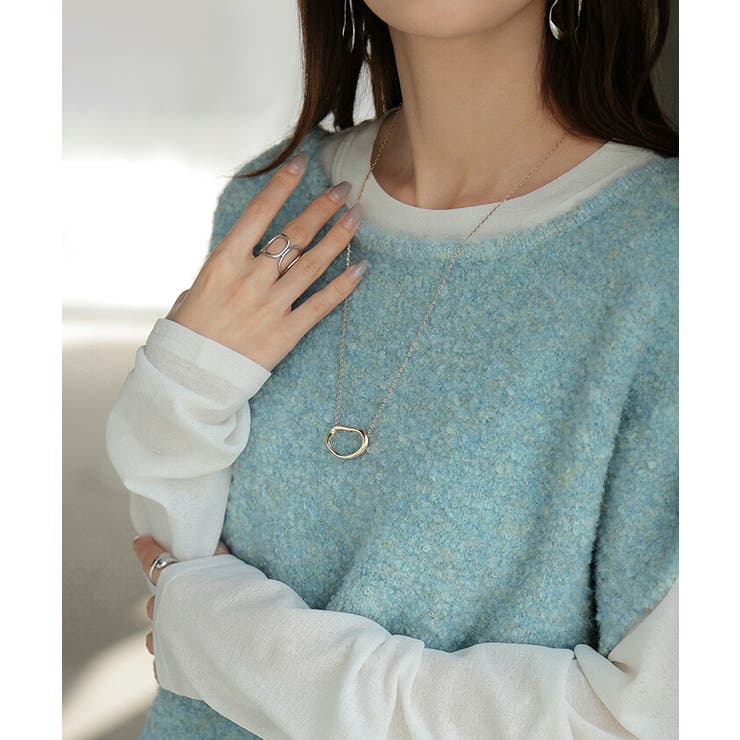 ベスト ニット ロング | HUG.U | 詳細画像12 