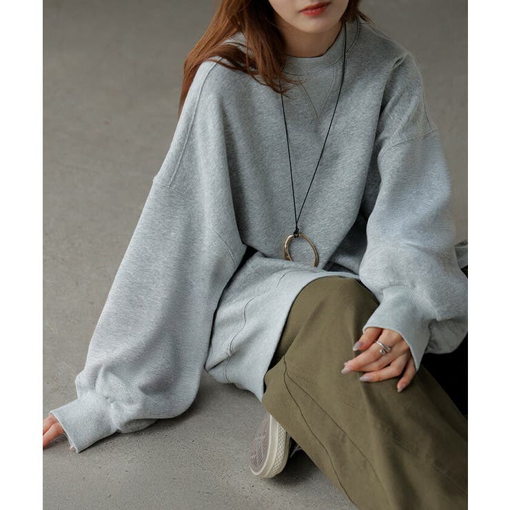 スウェット 特暖 裏シャギー | HUG.U | 詳細画像5 